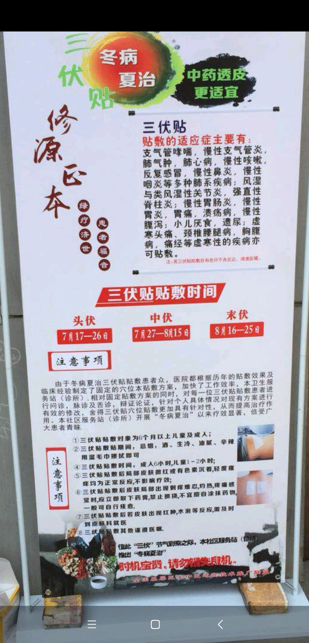 1、介紹三伏貼敷