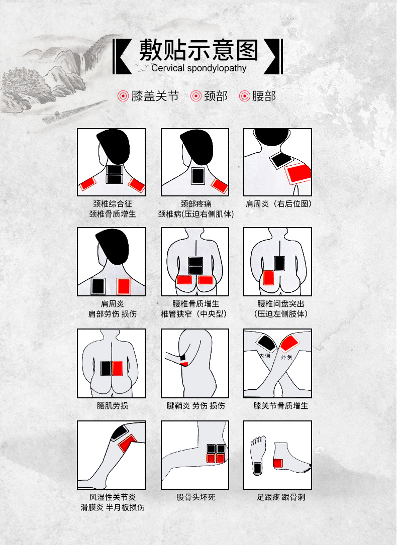 2、法律教程正確粘貼黑膏藥